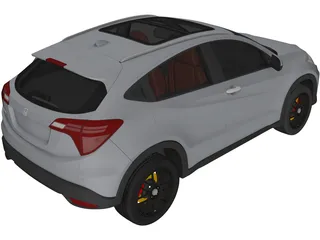 Honda HR-V (2017) 3D Model preview
