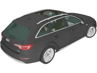 Audi A4 Allroad [B9] (2017) 3D Model preview