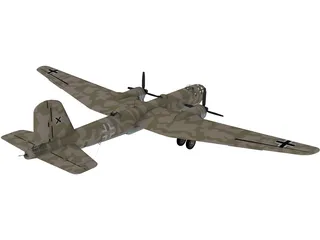 Heinkel HE-177 3D Model preview