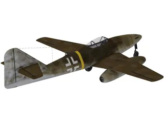Messerschmitt ME-262 3D Model preview