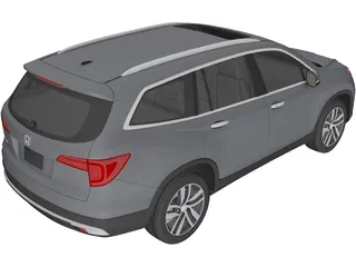Honda Pilot (2016) 3D Model preview