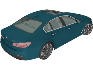 BMW M5 Sedan Performance (2017) 3D Model preview