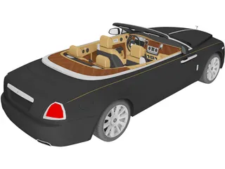 Rolls-Royce Dawn (2017) 3D Model preview