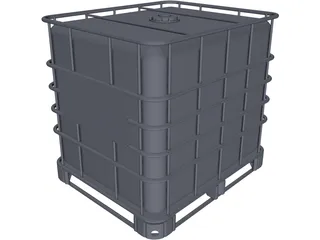 Water Tank 3D Model preview