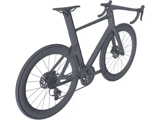 Road Bicycle 3D Model preview
