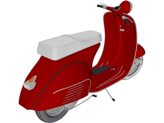 Piaggio Vespa (1962) 3D Model preview