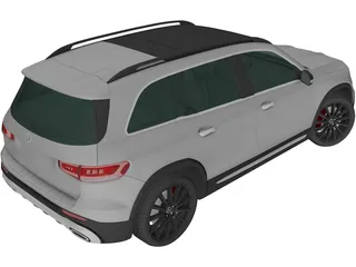 Mercedes-Benz GLB AMG (2019) 3D Model preview