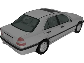 Mercedes-Benz C220 (1998) 3D Model preview