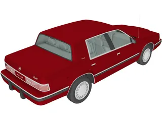 Dodge Dynasty (1992) 3D Model preview