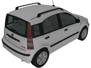 Fiat Panda (2011) 3D Model preview