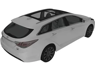 Hyundai i40 Wagon (2015) 3D Model preview