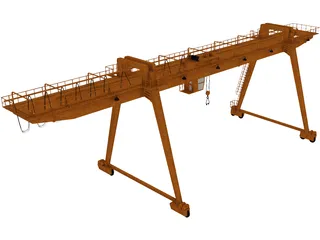 Crane 3D Model preview