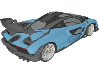 Mclaren Senna (2018) 3D Model preview