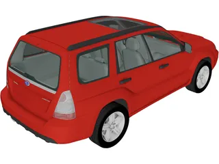 Subaru Forester (2005) 3D Model preview