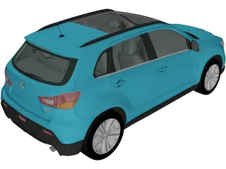 Mitsubishi ASX (2010) 3D Model preview