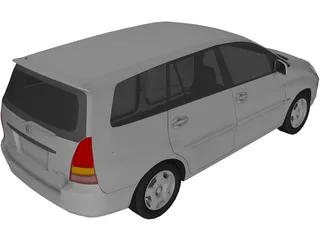 Toyota Innova (2010) 3D Model preview