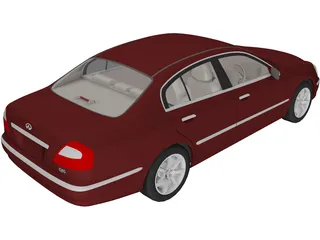 Infiniti Q45 (2002) 3D Model preview