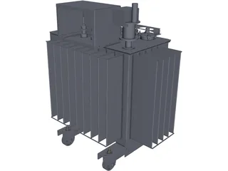 Power Transformer 160kVA 3D Model preview