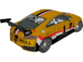 Audi TT RS Clubsport Race Turbo (2021) 3D Model preview