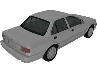 Nissan Tsuru (2004) 3D Model preview