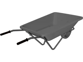 Wheelbarrow 3D Model preview
