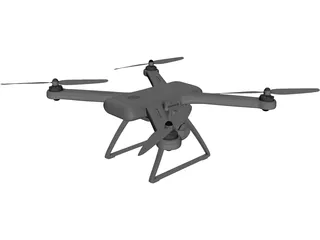 Mi Drone 3D Model preview