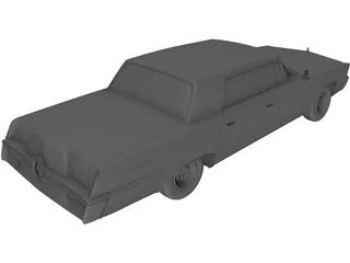 Chrysler Crown Imperial (1965) 3D Model preview