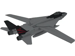 F-14B 3D Model preview
