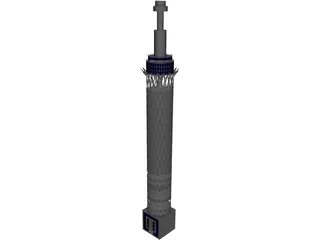 Cairo Tower 3D Model preview