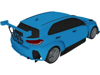 Hyundai i30N [TCR] (2018) 3D Model preview