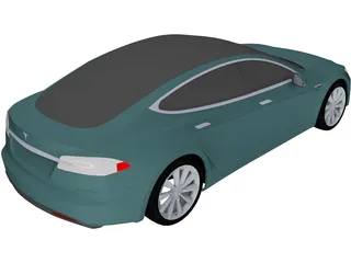 Tesla Model S (2020) 3D Model preview