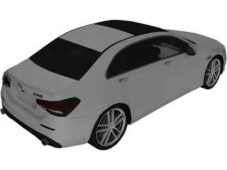 Mercedes-Benz A35 AMG Sedan (2020) 3D Model preview