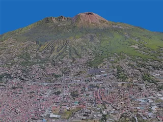 Mount Vesuvius, Naples, Italy (2020) 3D Model preview