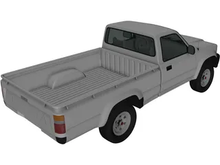 Toyota Hilux (1988) 3D Model preview