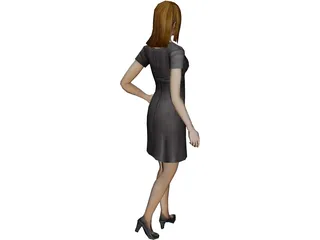 Girl 3D Model preview