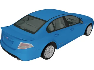 Ford Falcon XR6 (2011) 3D Model preview