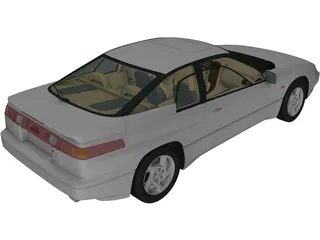 Subaru SVX (1992) 3D Model preview