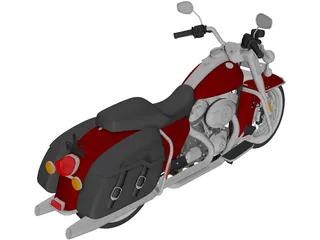 Harley Davidson Road King Classic (2011) 3D Model preview