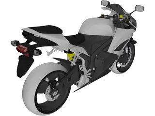 Honda CBR600RR (2009) 3D Model preview