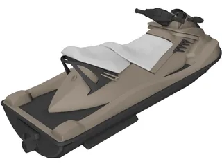 Kawasaki Ultra Jet Ski 3D Model preview