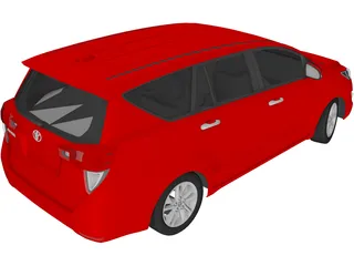 Toyota Innova (2017) 3D Model preview
