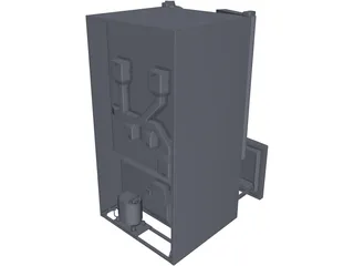 Refrigerator 3D Model preview