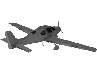 Cirrus SR22 3D Model preview