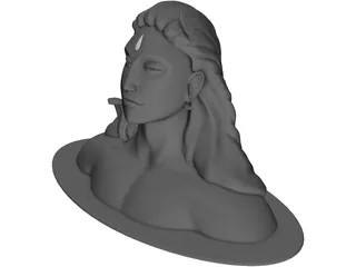Shiva Statue 3D Model preview