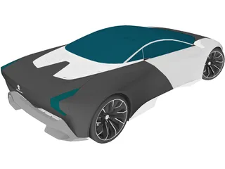 Peugeot Onyx 3D Model preview