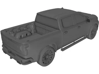 Chevrolet Silverado (2020) 3D Model preview