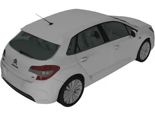 Citroen C4 (2011) 3D Model preview