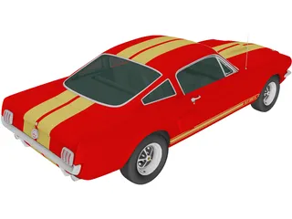 Ford Mustang GT350 (1969) 3D Model preview