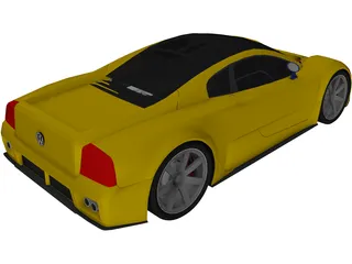 Volkswagen W12 Syncro (1997) 3D Model preview