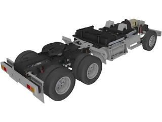 Tamiya Truck Chassis 3D Model preview